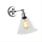 HEATH CHROME - Swing Arm Wall Light