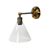 HEATH SATIN BRASS - Swing Arm Wall Light