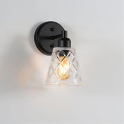 DRAM WALL LIGHT CLEAR - Vintage Cut Glass Wall Light