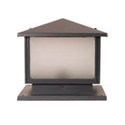 CORTEZ Graphite - 240v Outdoor Pillar Mount 30x30cm