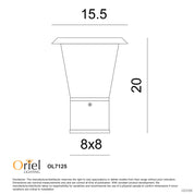 OBLIK - Pillar Mount Outdoor Light