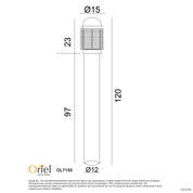 VELIKA IN-GROUND - 240v In-Ground Outdoor Bollard
