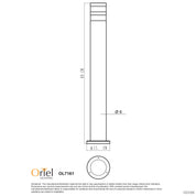 TOVE Bollard - TOVE 240V Aluminium Garden Bollard