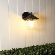 MONZA BLACK - Black Outdoor Wall Light