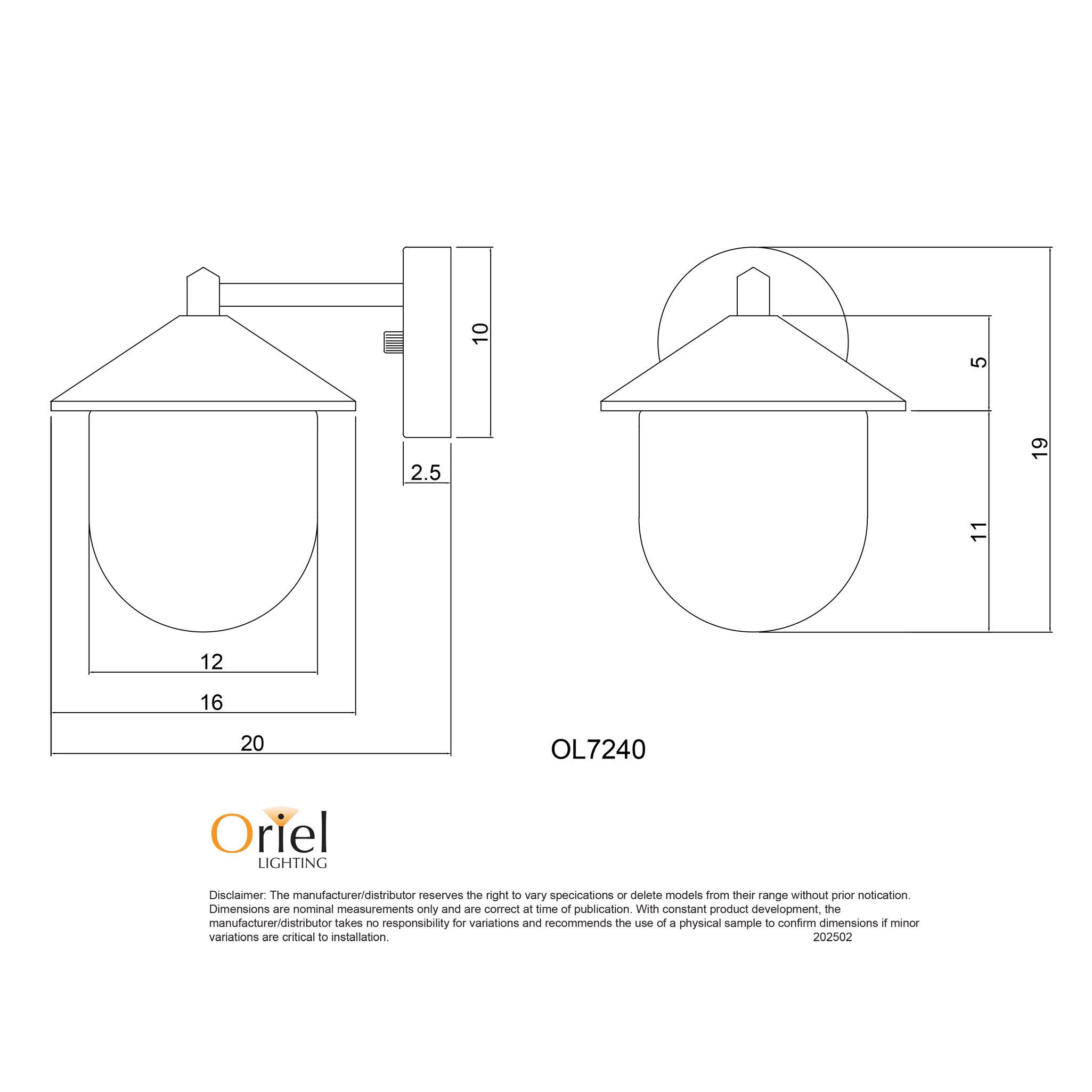 MONZA WHITE - White Outdoor Wall Light