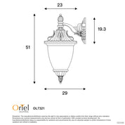 NEWARK DOWN - Traditional Outdoor Wall Light