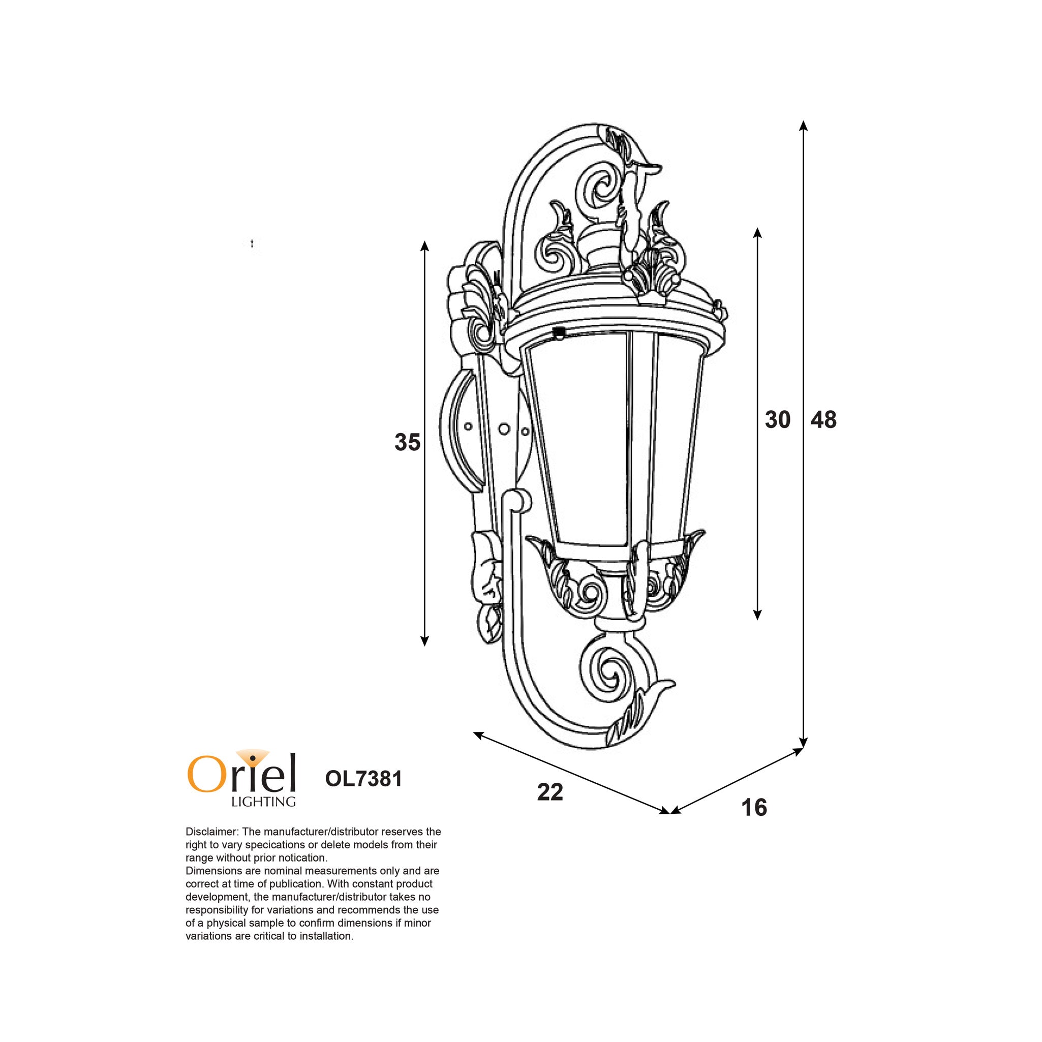 ALBION WALL - Traditional Outdoor Wall Light