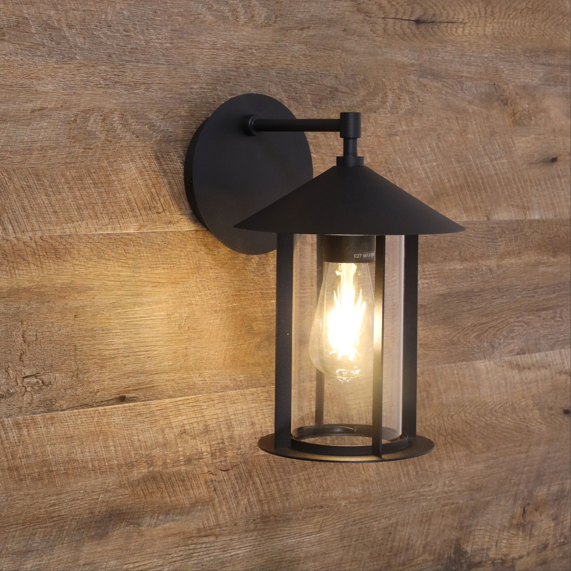 HOLFORD BLACK - Outdoor wall light