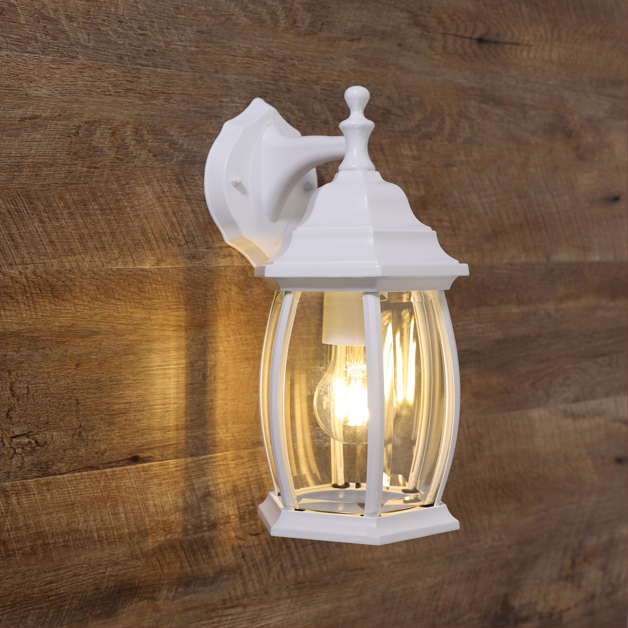 HIGHGATE DOWN White - Traditional Outdoor Wall Light