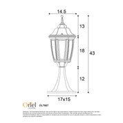 HIGHGATE NEWELL BLACK - Pillar Mounted Fitting