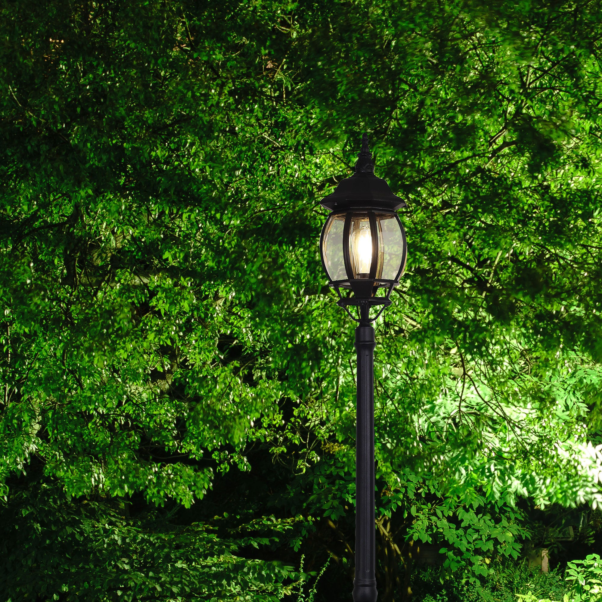 HIGHGATE TOP and POST - Traditional Outdoor 224cm Post Light
