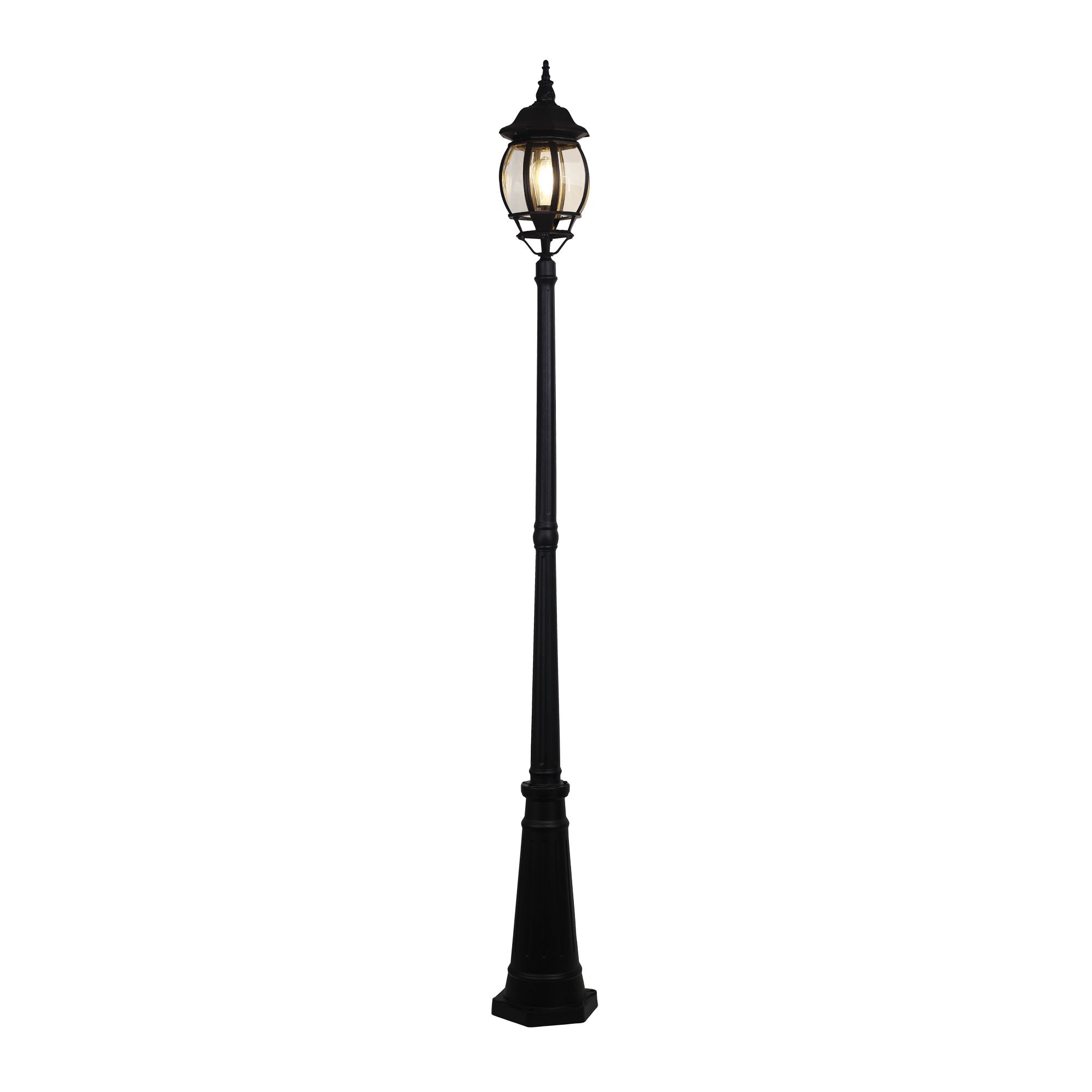 HIGHGATE TOP and POST - Traditional Outdoor 224cm Post Light