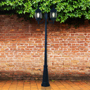 HIGHGATE TWIN BLACK - Tradtional Outdoor Post Light