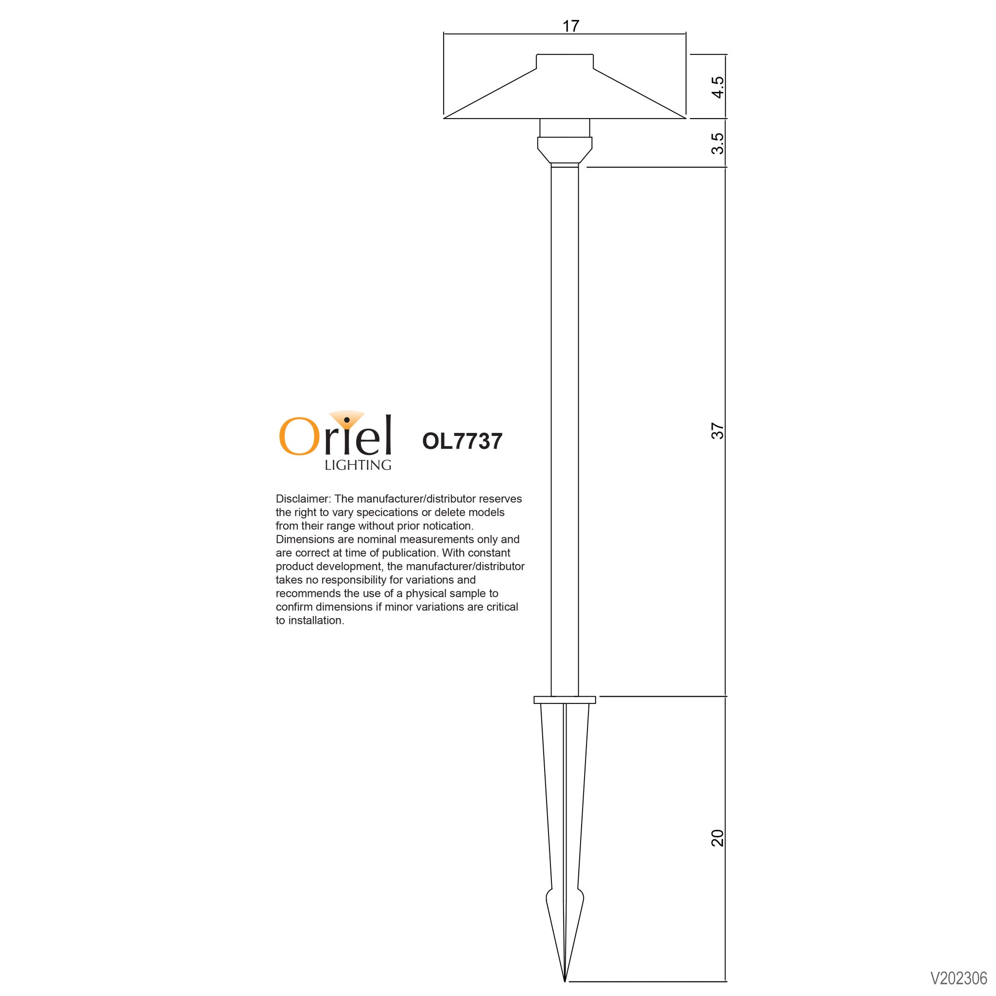 GOYA 160 COPPER - 12V DIY Copper Garden Spike
