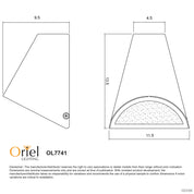 BRAVA - 240V Real Copper Outdoor Wall Light