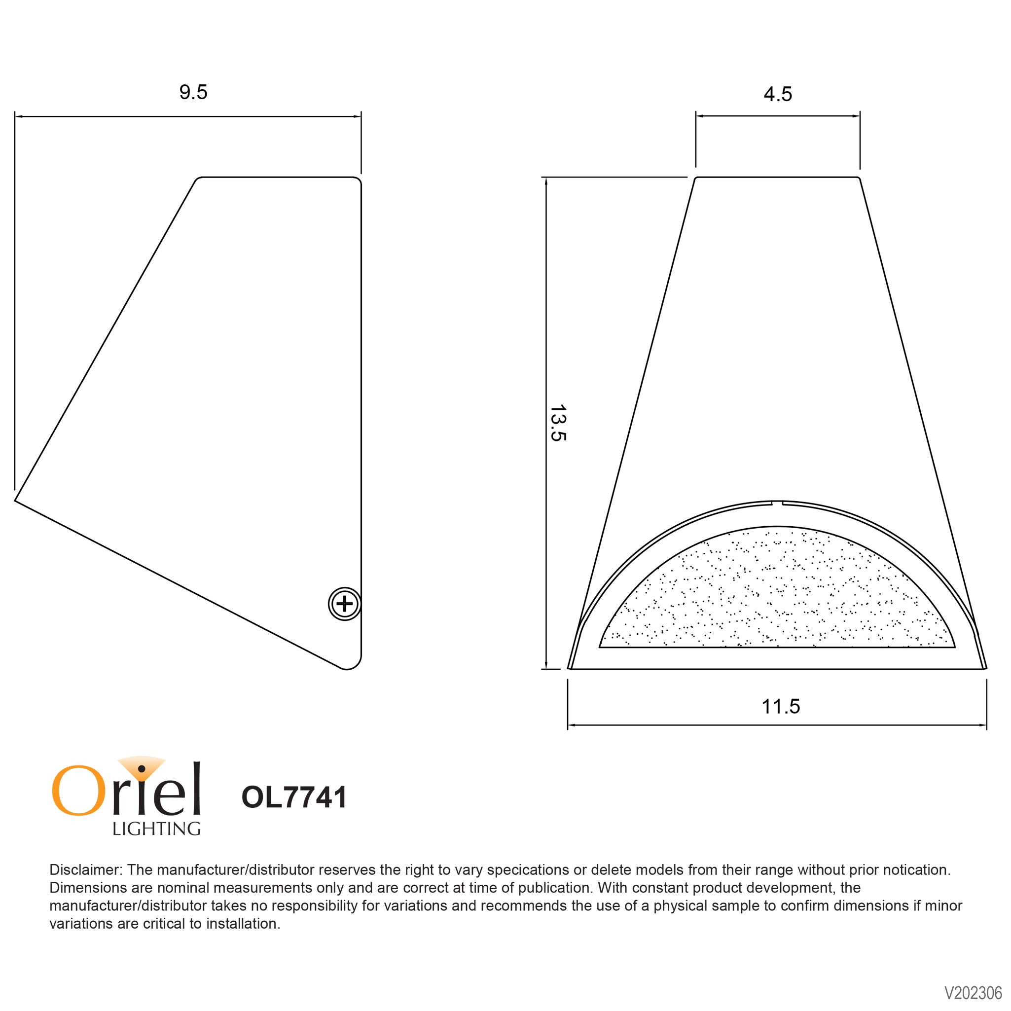 BRAVA - 240V Real Copper Outdoor Wall Light