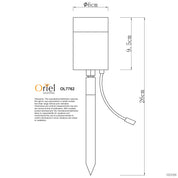 ACCENT GARDEN 12V Black - 12V DIY Garden Spot 25cm