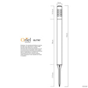 LANCE 12V - 12V DIY Garden Path Light 67cm