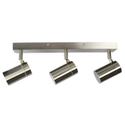 ZETA TRIPLE Stainless Steel - LED Ready Spotlight 45cm Long