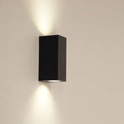 ATLAS TWIN BLACK - Up/Down Outdoor Wall Light