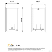 PANDORA FLUSH - Hamptons Style Outdoor Sconce