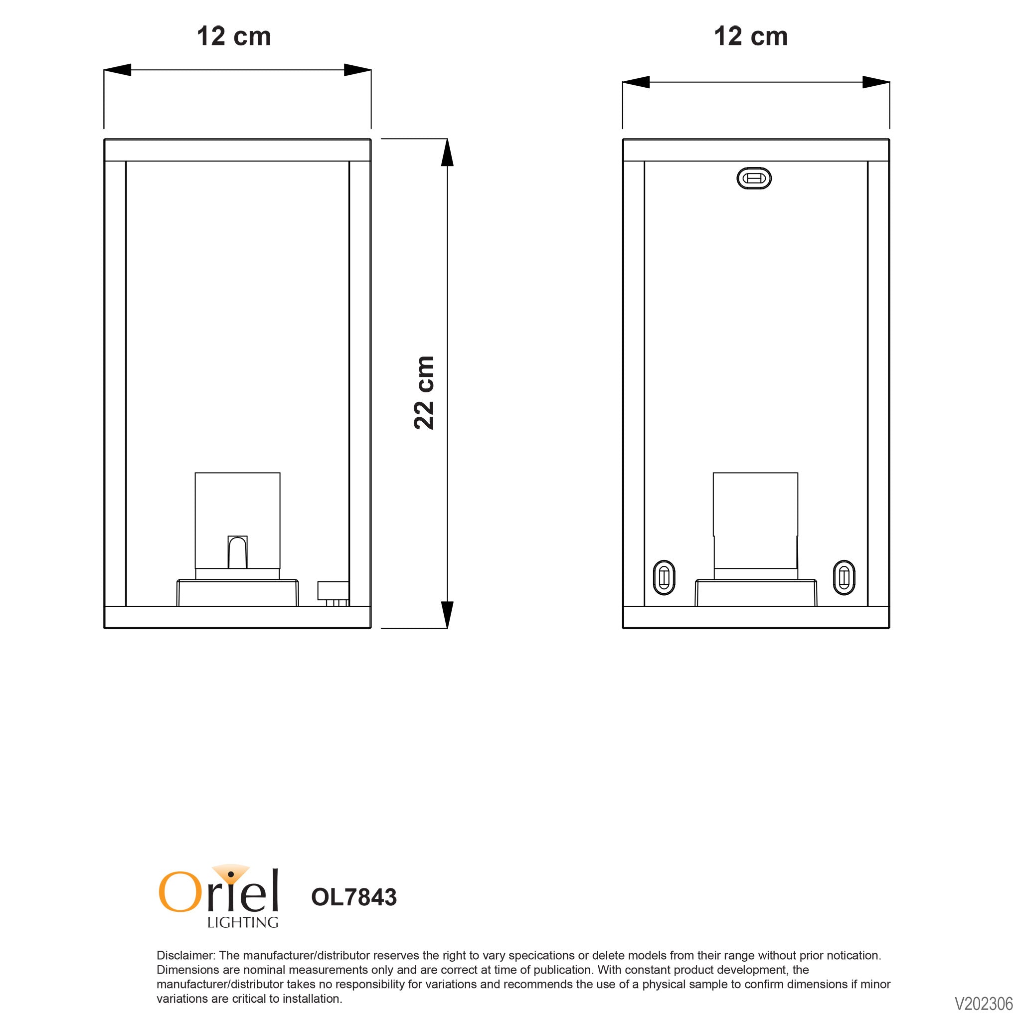 PANDORA FLUSH - Hamptons Style Outdoor Sconce