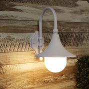 MOCA WHITE - White Outdoor Wall Light