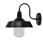 HUDSON BLACK - Barn Style Wall Light