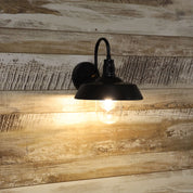 HUDSON BLACK - Barn Style Wall Light