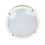 TONATO PLAIN WHITE - E27 IP54 Outdoor Bulkhead in White