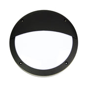 TONATO EYELID BLACK - E27 IP54 Outdoor Bulkhead in Black