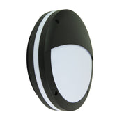 TONATO EYELID BLACK - E27 IP54 Outdoor Bulkhead in Black