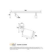 BRIDGE.2 TRACK BLACK + BRASS - 2lt Track Kit Black + Satin Brass