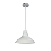 WAREHOUSER.31 PENDANT - White 31cm Industrial Pendant