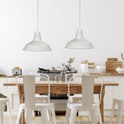 WAREHOUSER.31 PENDANT - White 31cm Industrial Pendant
