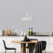 WAREHOUSER.39 PENDANT - White 39cm Industrial Pendant