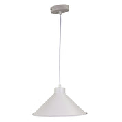 VICTORIANA PENDANT - White Traditional Metal Pendat