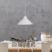 VICTORIANA PENDANT - White Traditional Metal Pendat