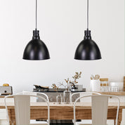 DAWSON PENDANT BLACK - Black Barn Style Pendant