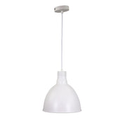DAWSON PENDANT WHITE - White Barn Style Pendant