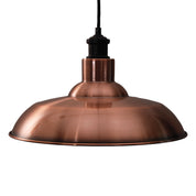 SLATER PENDANT COPPER - Copper plated Industrial Vintage Pendant