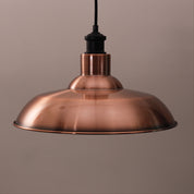 SLATER PENDANT COPPER - Copper plated Industrial Vintage Pendant