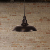 SLATER PENDANT OIL RUBBED BRONZE - Oil Rubbed Bronze Industrial Vintage Pendant
