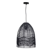 SERANG PENDANT - Black Rattan Pendant
