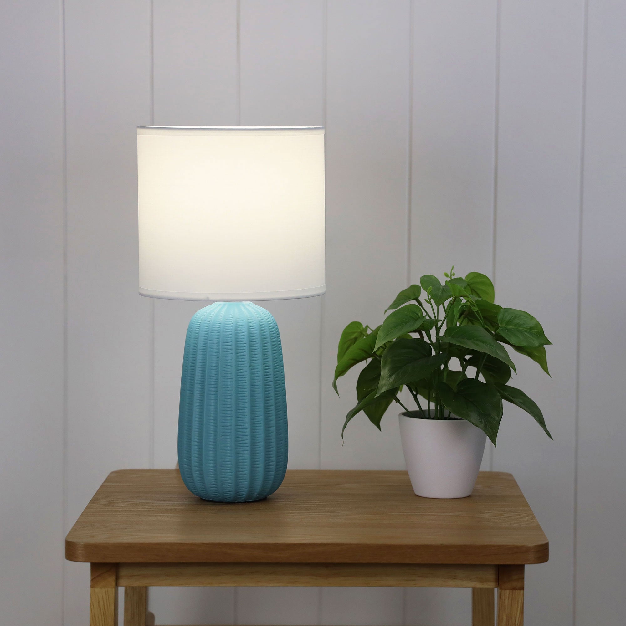 BENJY.20 BLUE - Blue Ceramic Table Lamp