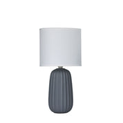 BENJY.20 GREY - Grey Ceramic Table Lamp