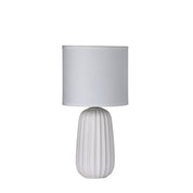 BENJY.20 WHITE - White Ceramic Table Lamp