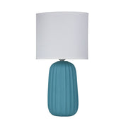 BENJY.25 BLUE - Blue Ceramic Table Lamp