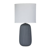 BENJY.25 GREY - Grey Ceramic Table Lamp