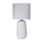 BENJY.25 WHITE - White Ceramic Table Lamp